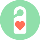 signs,sign,sleeping,valentines day,love and romance,hanger,door hanger,do not disturb